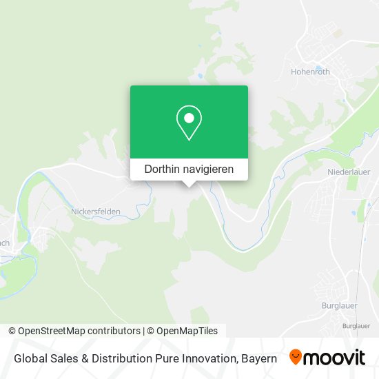 Global Sales & Distribution Pure Innovation Karte