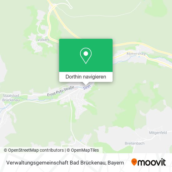 Verwaltungsgemeinschaft Bad Brückenau Karte