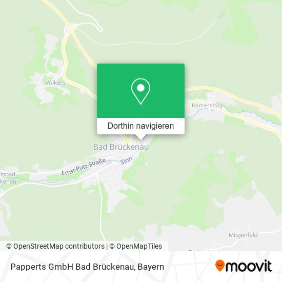 Papperts GmbH Bad Brückenau Karte