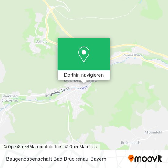 Baugenossenschaft Bad Brückenau Karte