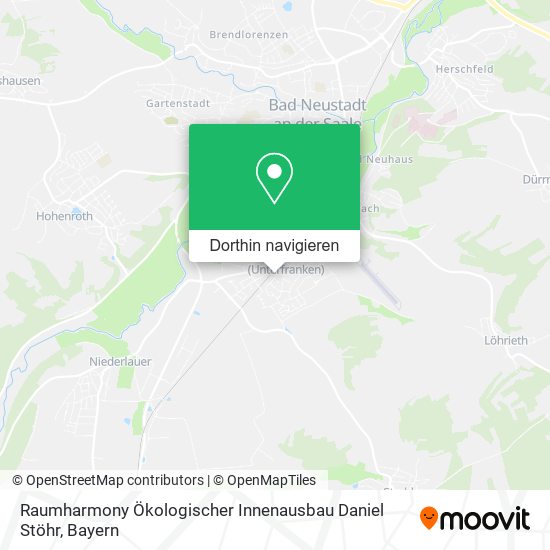 Raumharmony Ökologischer Innenausbau Daniel Stöhr Karte