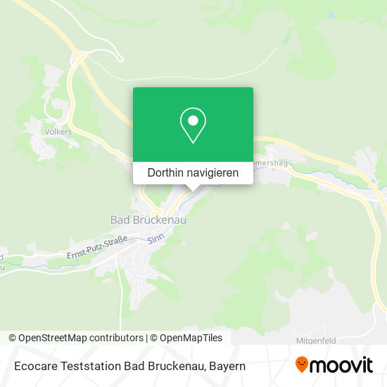 Ecocare Teststation Bad Bruckenau Karte