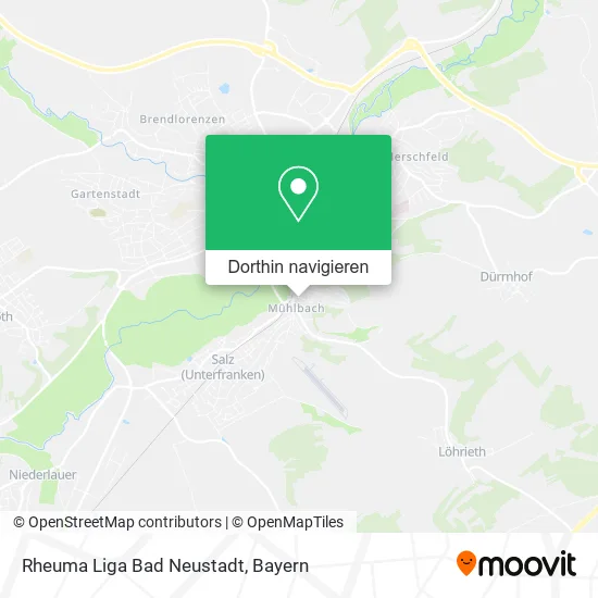 Rheuma Liga Bad Neustadt Karte