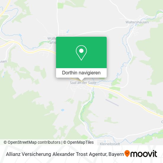 Allianz Versicherung Alexander Trost Agentur Karte
