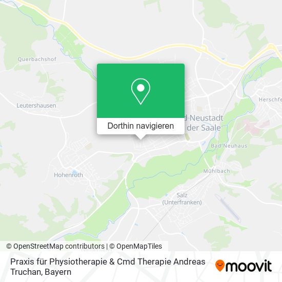 Praxis für Physiotherapie & Cmd Therapie Andreas Truchan Karte