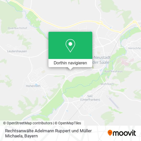 Rechtsanwälte Adelmann Ruppert und Müller Michaela Karte