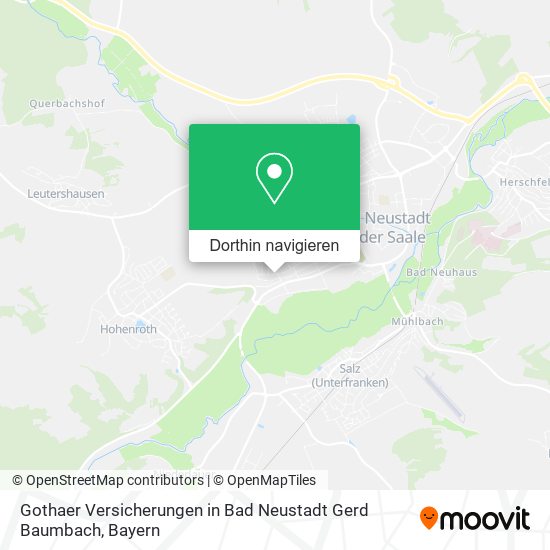 Gothaer Versicherungen in Bad Neustadt Gerd Baumbach Karte