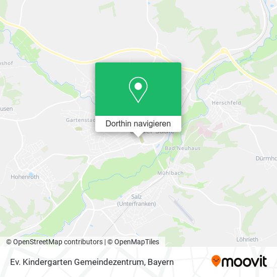 Ev. Kindergarten Gemeindezentrum Karte