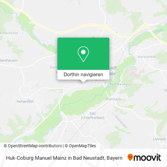 Huk-Coburg Manuel Mainz in Bad Neustadt Karte
