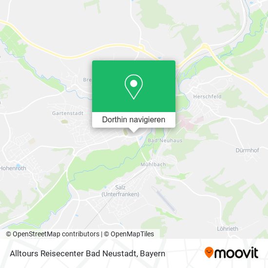 Alltours Reisecenter Bad Neustadt Karte
