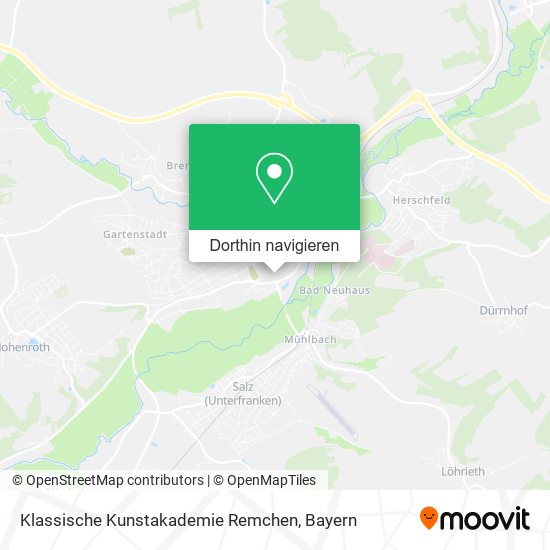 Klassische Kunstakademie Remchen Karte
