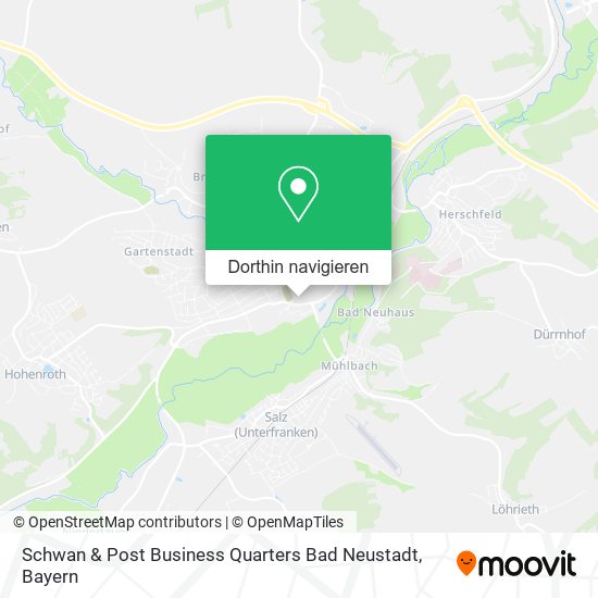 Schwan & Post Business Quarters Bad Neustadt Karte