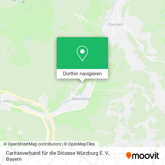Caritasverband für die Diözese Würzburg E. V. Karte