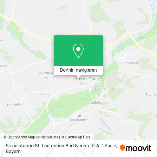 Sozialstation St. Laurentius Bad Neustadt A.D.Saale Karte