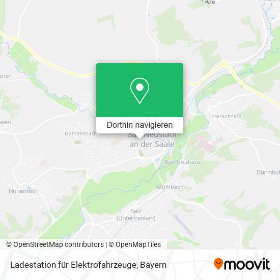 Ladestation für Elektrofahrzeuge Karte