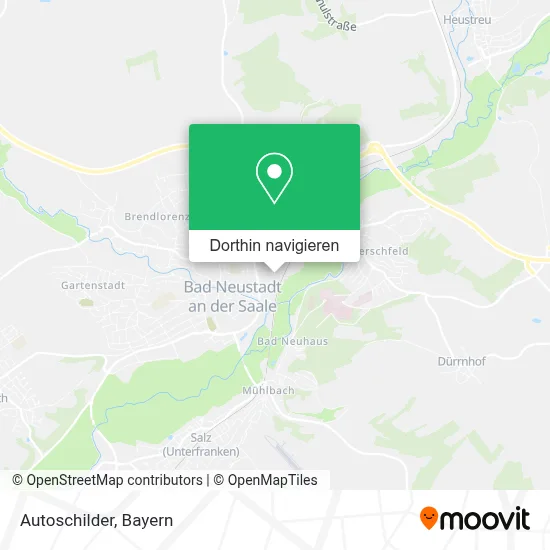 Autoschilder Karte