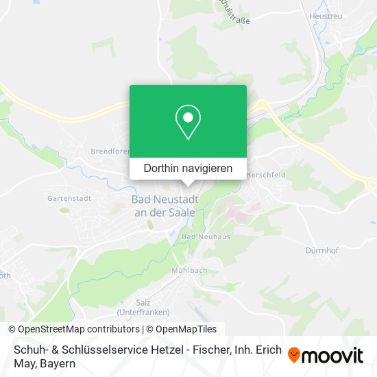 Schuh- & Schlüsselservice Hetzel - Fischer, Inh. Erich May Karte