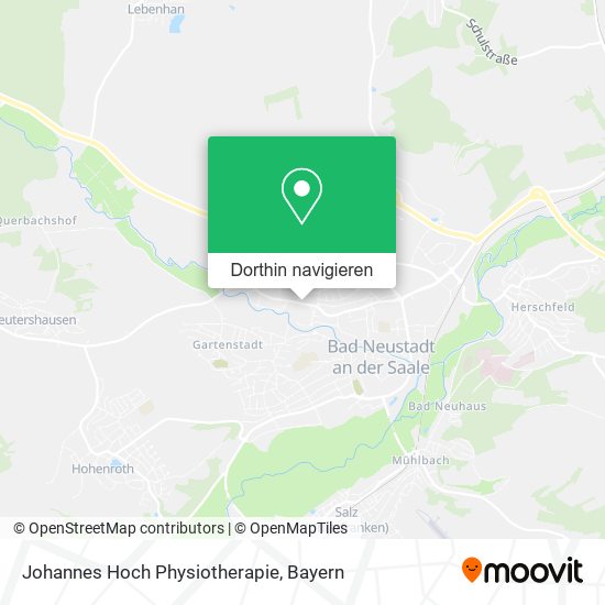 Johannes Hoch Physiotherapie Karte