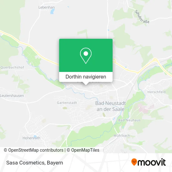 Sasa Cosmetics Karte