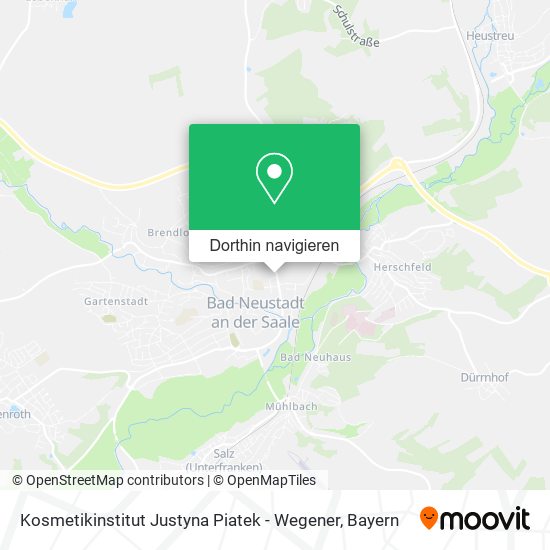 Kosmetikinstitut Justyna Piatek - Wegener Karte