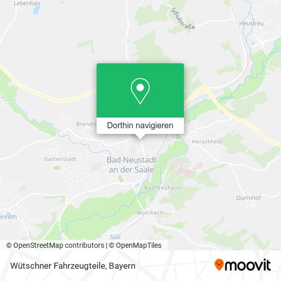 Wütschner Fahrzeugteile Karte