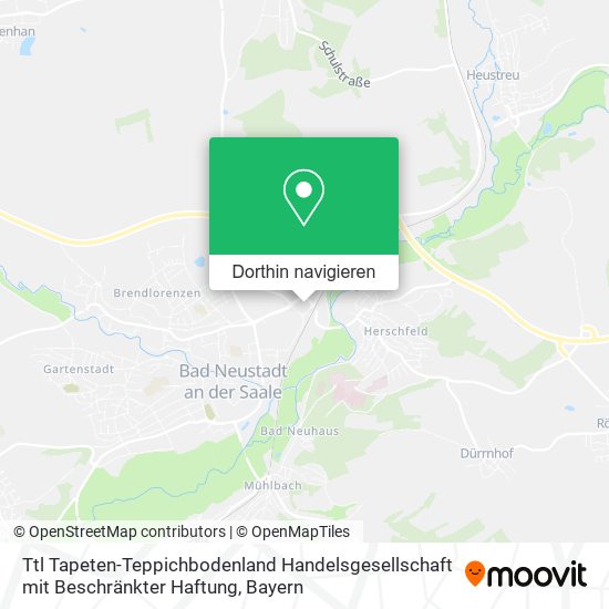 Ttl Tapeten-Teppichbodenland Handelsgesellschaft mit Beschränkter Haftung Karte