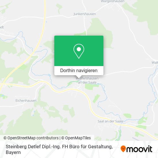 Steinberg Detlef Dipl.-Ing. FH Büro für Gestaltung Karte