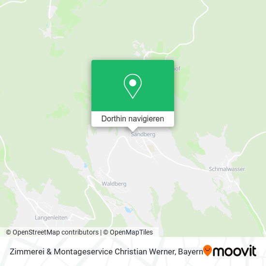 Zimmerei & Montageservice Christian Werner Karte