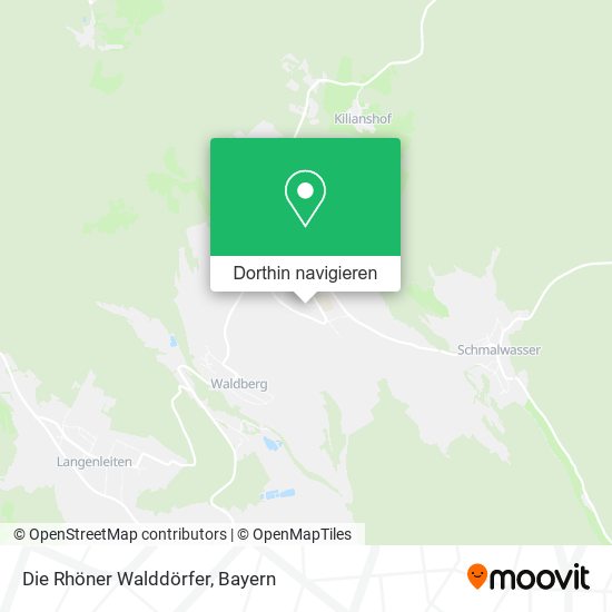 Die Rhöner Walddörfer Karte