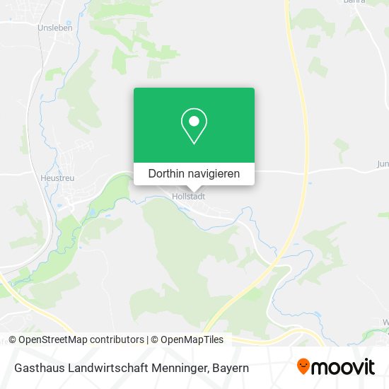 Gasthaus Landwirtschaft Menninger Karte