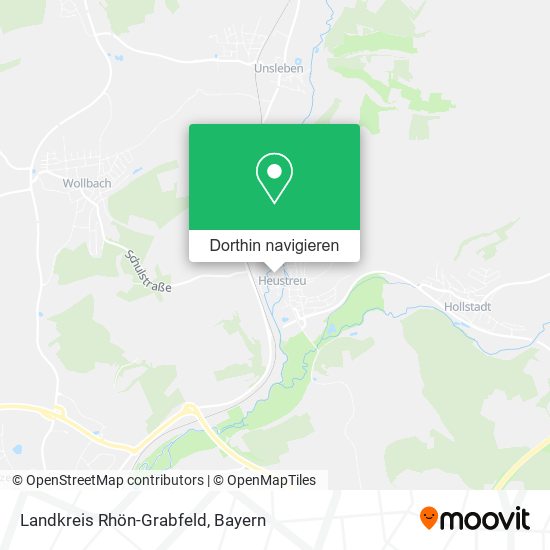Landkreis Rhön-Grabfeld Karte