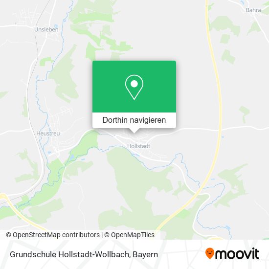 Grundschule Hollstadt-Wollbach Karte