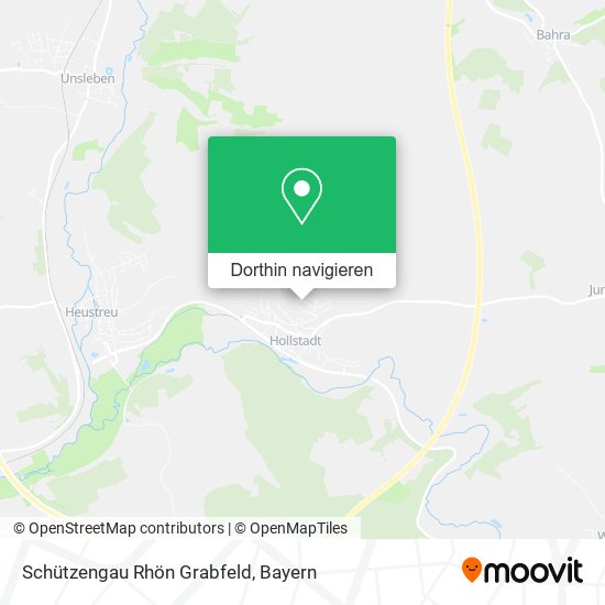 Schützengau Rhön Grabfeld Karte