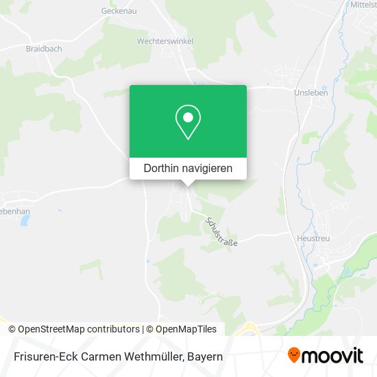 Frisuren-Eck Carmen Wethmüller Karte