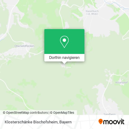 Klosterschänke Bischofsheim Karte