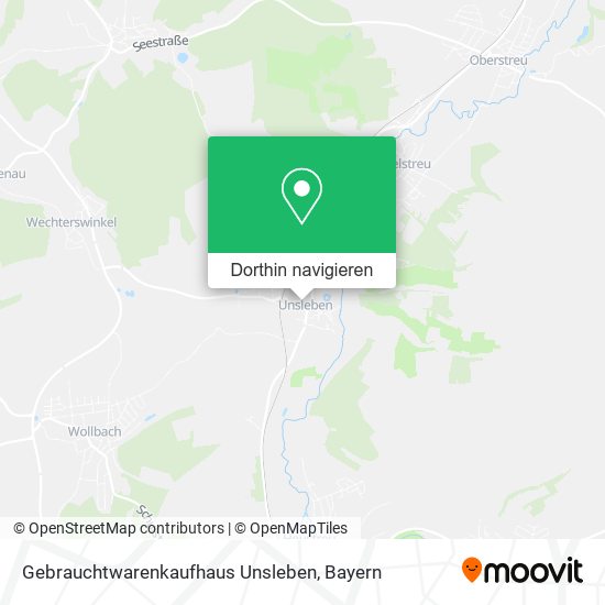 Gebrauchtwarenkaufhaus Unsleben Karte