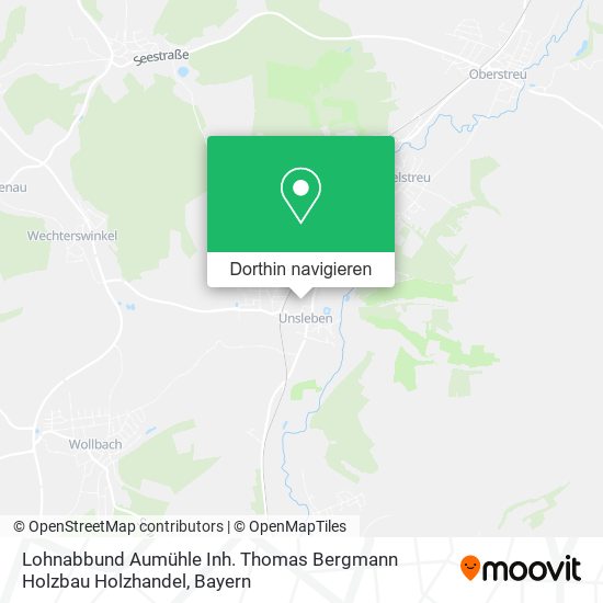 Lohnabbund Aumühle Inh. Thomas Bergmann Holzbau Holzhandel Karte