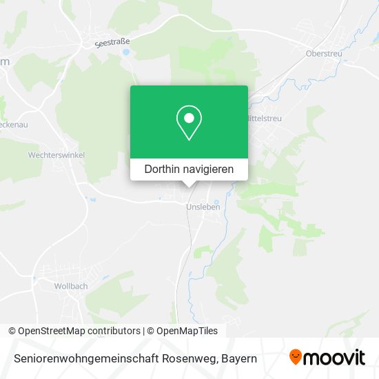 Seniorenwohngemeinschaft Rosenweg Karte