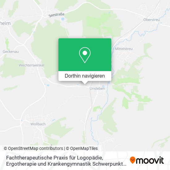 Fachtherapeutische Praxis für Logopädie, Ergotherapie und Krankengymnastik Schwerpunkt Geistige Beh Karte