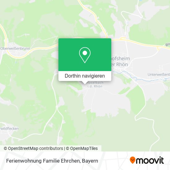 Ferienwohnung Familie Ehrchen Karte