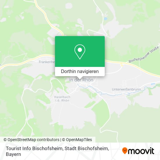 Tourist Info Bischofsheim, Stadt Bischofsheim Karte