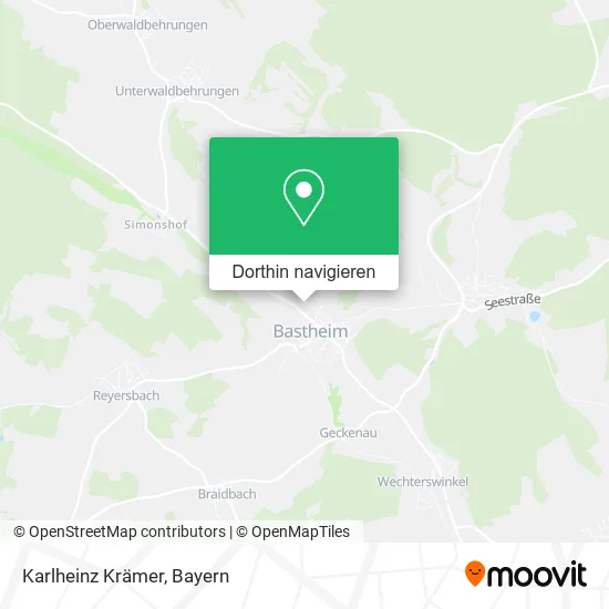 Karlheinz Krämer Karte