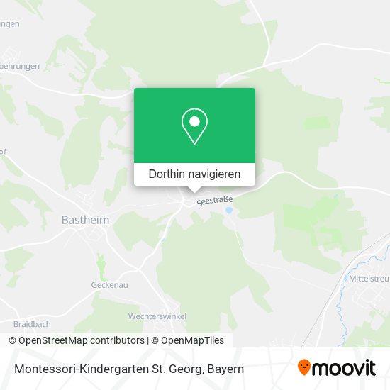 Montessori-Kindergarten St. Georg Karte