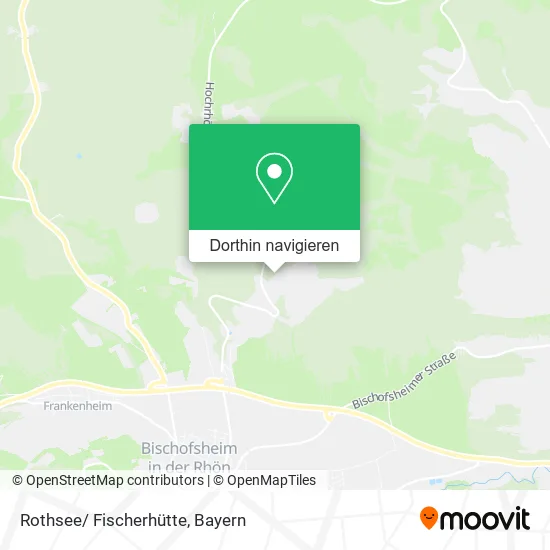 Rothsee/ Fischerhütte Karte