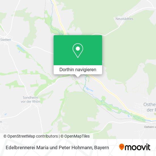 Edelbrennerei Maria und Peter Hohmann Karte