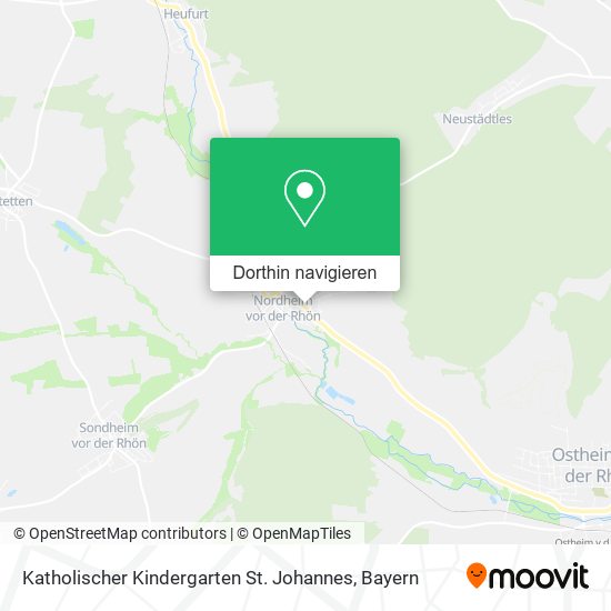 Katholischer Kindergarten St. Johannes Karte