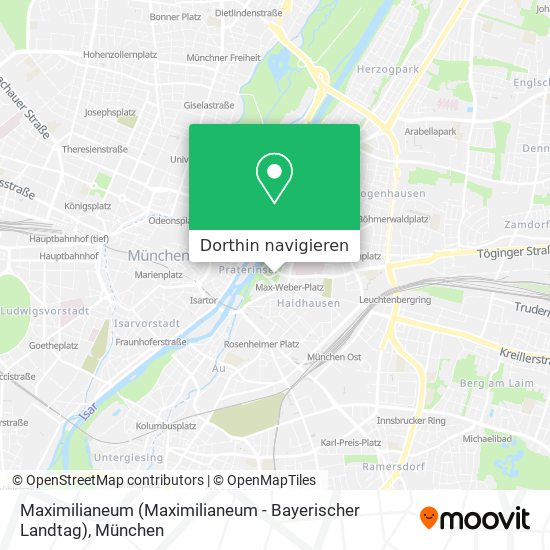 Maximilianeum (Maximilianeum - Bayerischer Landtag) Karte