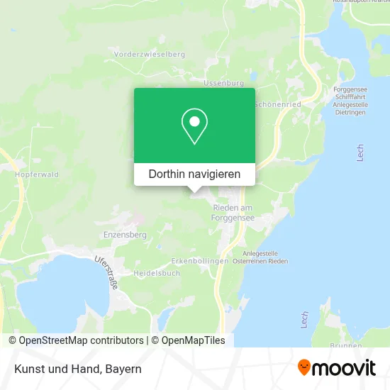 Kunst und Hand Karte