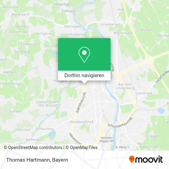 Thomas Hartmann Karte