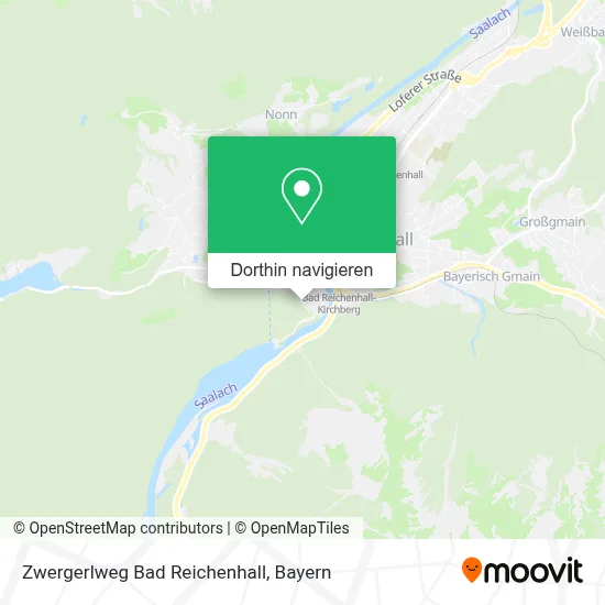 Zwergerlweg Bad Reichenhall Karte